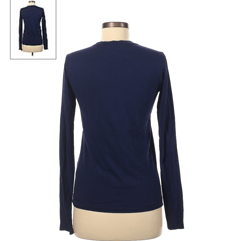 Ralph Lauren sport long sleeve t-shirt top navy - Picture 2 of 2